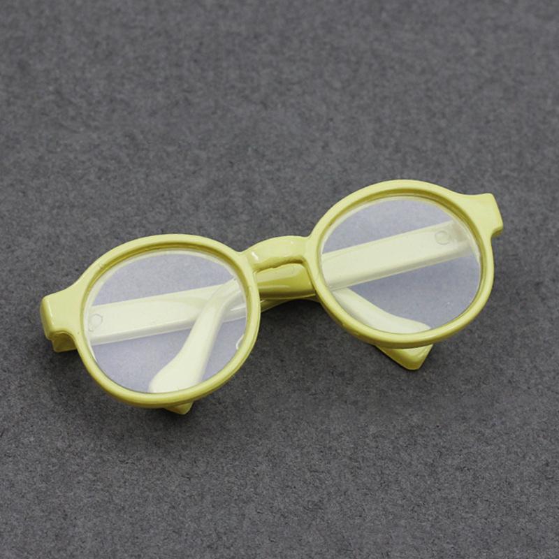 1Pcs Glasses For Mini Cotton Dolls Plastic Glasses Plush Doll Sunglasses Decoration Candy Colored Glasses Doll Accessories