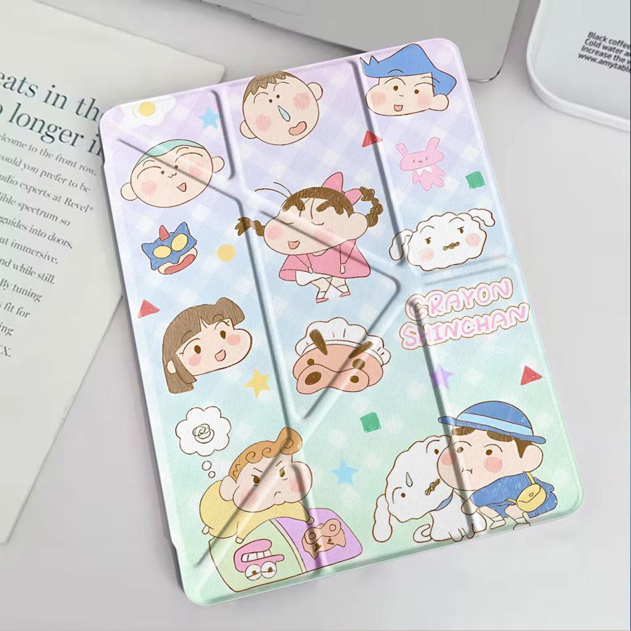Cra-yons Shin-chans Holder Cover Tablet Case For iPad Mini 6 7 Pro 2025 Air 4 5 M3 M2 1 2 M4 11inch Pro 11th 10th 9th 8th 7th