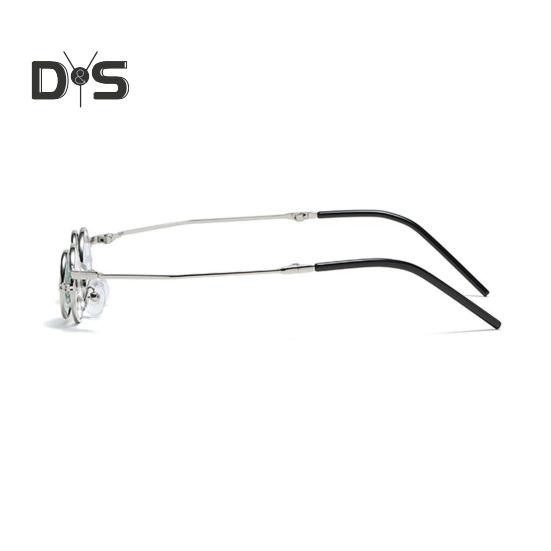 Round Flip Up Sunglasses Small Circle Polarized Glasses for Men Women Retro Punk UV400 Sun Glasses for Rave Party