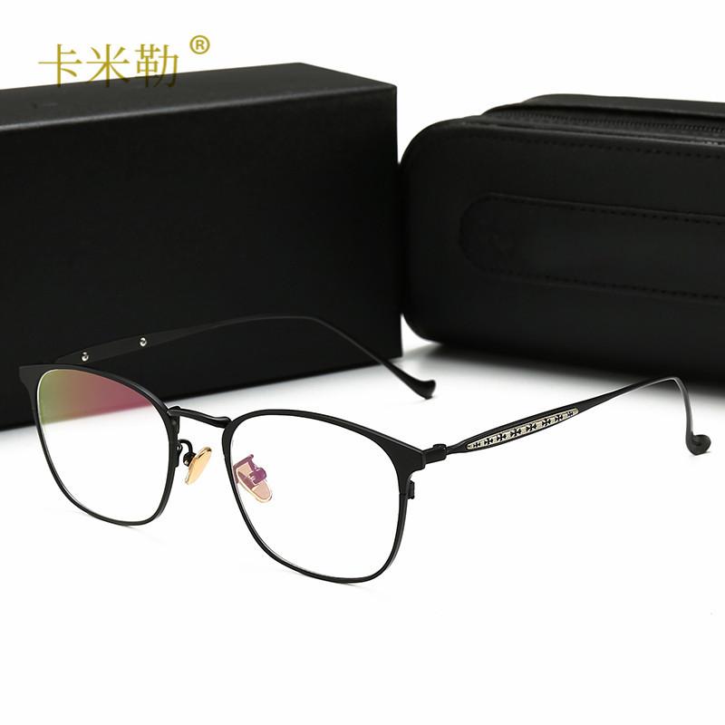 Classic square flat glasses fashionable retro glasses frame can be matched with myopia frame glasses frame trendy glasses