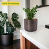 5,5 Zoll Adam Metall Pflanztopf, Dekorative Moderne Indoor Übertopf Blumentöpfe, Heim Gartendekor Pflanzgefäß