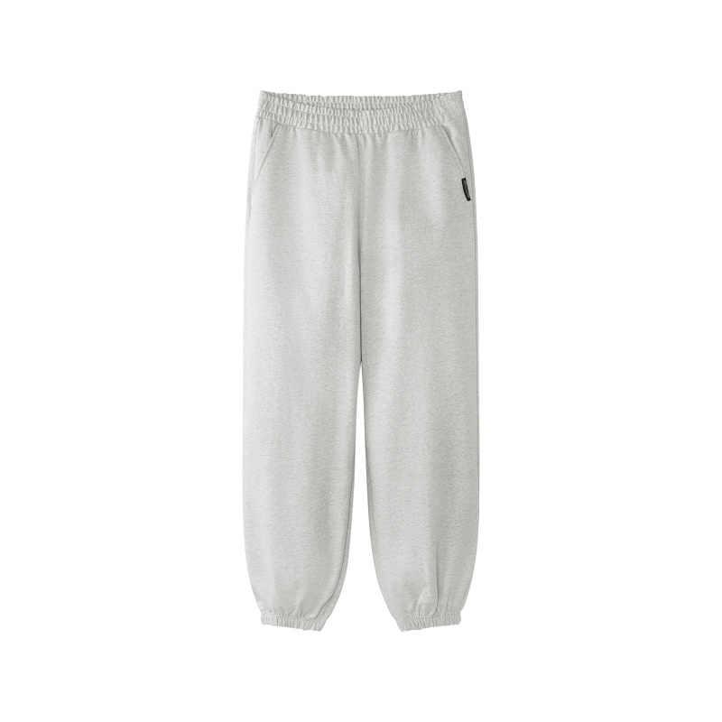 Skechers Warm And Cold Resistant Loose Comfortable Sports Joggers Men Bottoms Gray L125M007-0248 XL