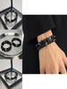 Premium Quality Obsidian Beads Dark Theme Bracelet For Couples And Travel Gifts
