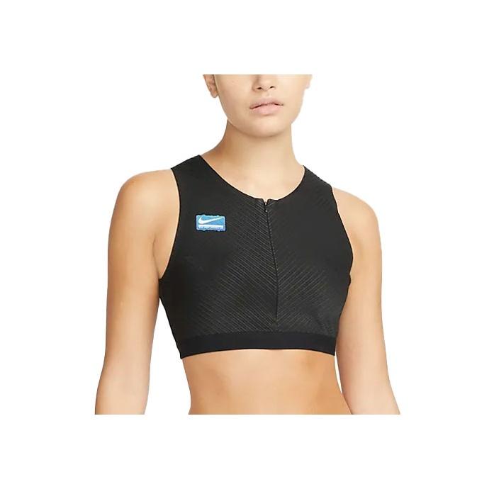 

Nike NSRL Solid Twill Zip Бег Спортивное нижнее белье Женское нижнее белье Черный DA3244-010 XL