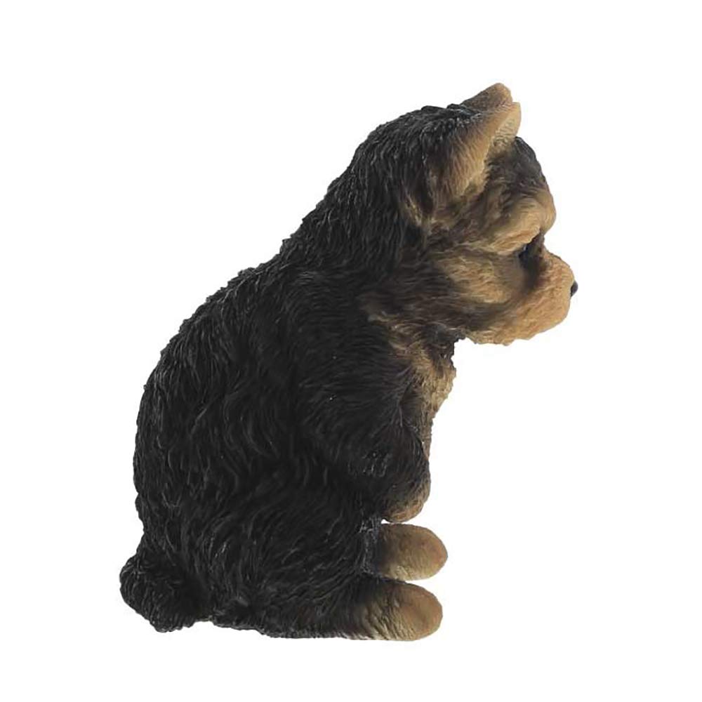 Black Red Stone Bowing 18 X 10 X 15 Figurine, Yorkshire, Approx. Cm, QY-168