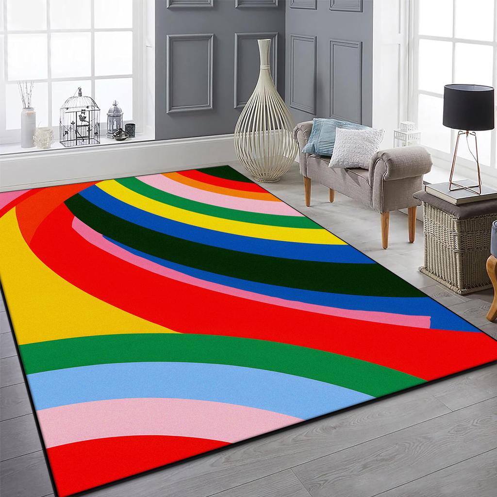 Modern Abstract Carpets Living Room Non-slip Decoration Home Bedroom Rug Coffee Tables Washable Parlor Floor Mat Dining Room