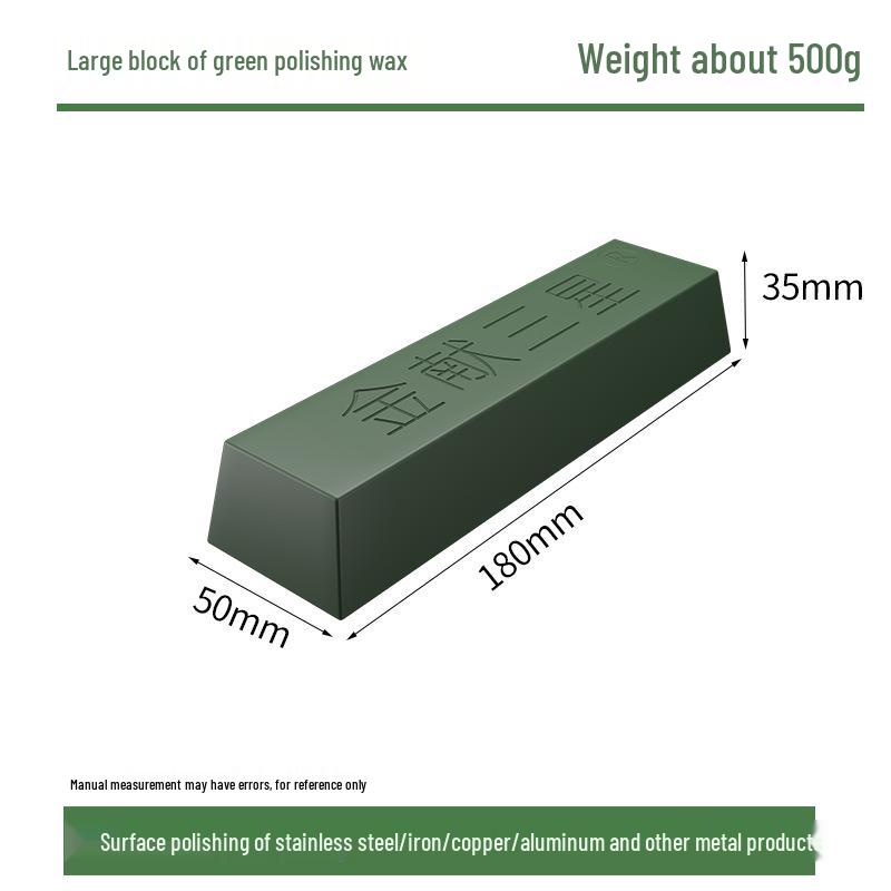 Multi-Surface Polishing Wax: Stainless Steel, Wood, Jade, Marble, Glass, Mirror - White & Green Paste