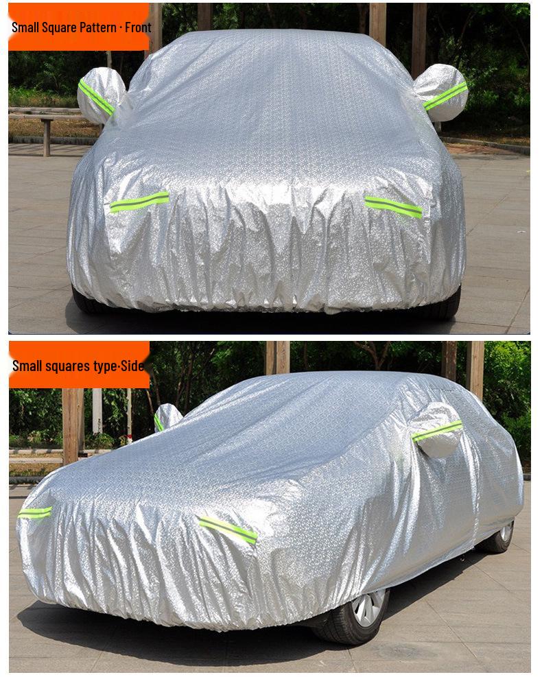 Universal All-Season Oxford Cloth Car Cover - Thick, Sunscreen, and Rainproof