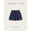 Insbobo Girls' Skirt 2026 Spring New Denim Skirt Stylish Half Skirt for Girls Children's Pretty Short Skirt