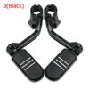 Motorcycle 1-1/4" 32mm Foot Rests Footpeg Long Angled Highway Engine Guard For Harley Electra Glide Road Glide