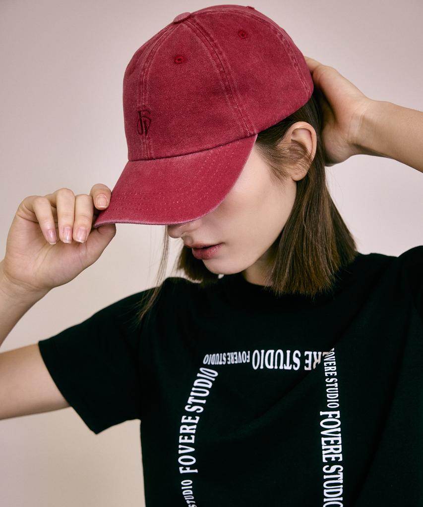 FOVERE Symbol Embroidery Ball Cap_Red