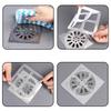 JINGRUIXIANG Disposable Floor Drain Mesh Sticker (10 Pieces)