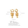 Yhpup Ocean Series Stainless Steel Crayfish Drop Hoop Earrings High Quality Natural Pearls Beach Daily Wear Jewelry for Women