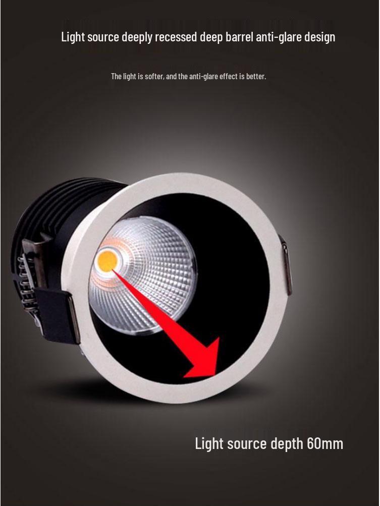 Mini Recessed LED Wine Glass Counter Spotlight