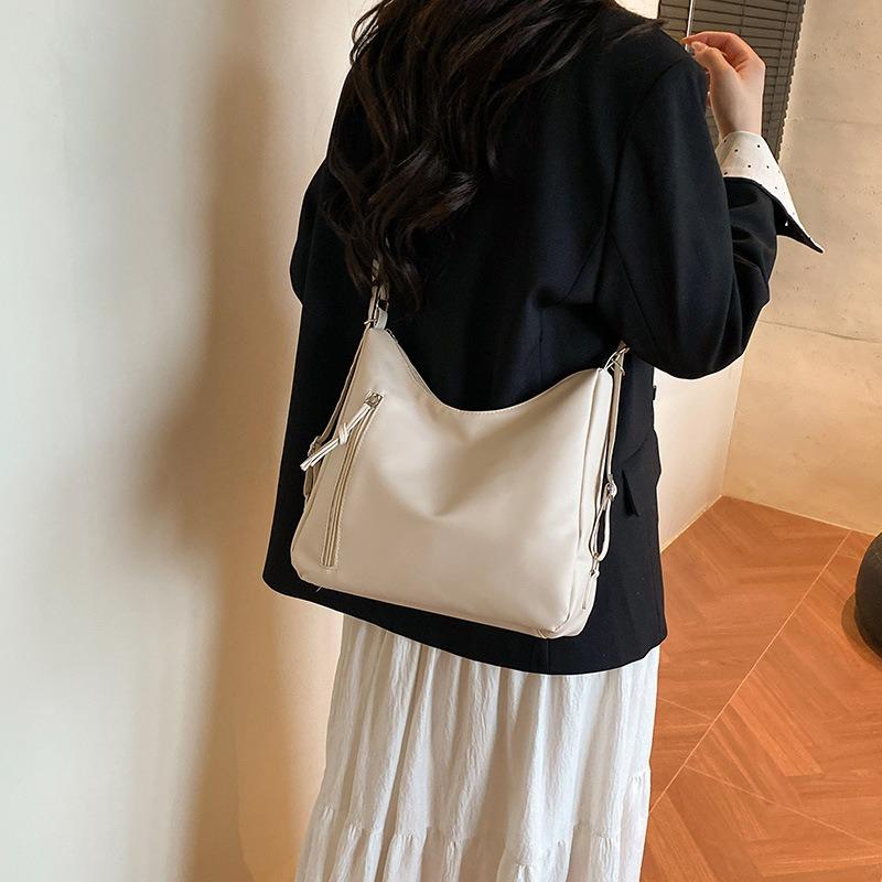 New casual shoulder messenger bag multi-functional fashion backpack retro commuter large capacity tote bag women