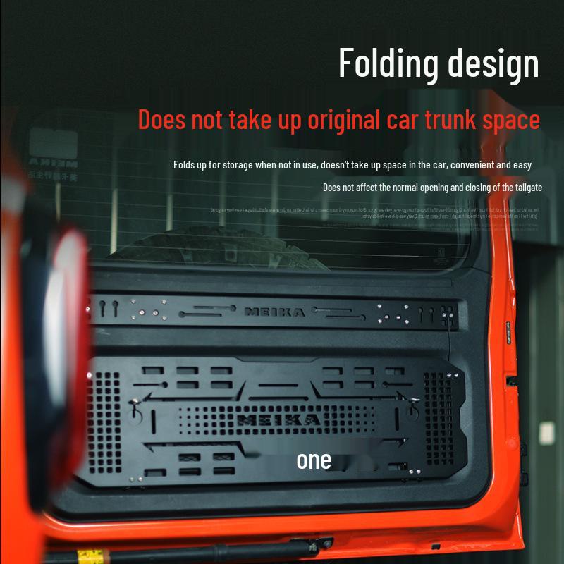 Fits Tank 300: Tailgate Storage Rack & Folding Table Extension for Trunk Off-Road Use