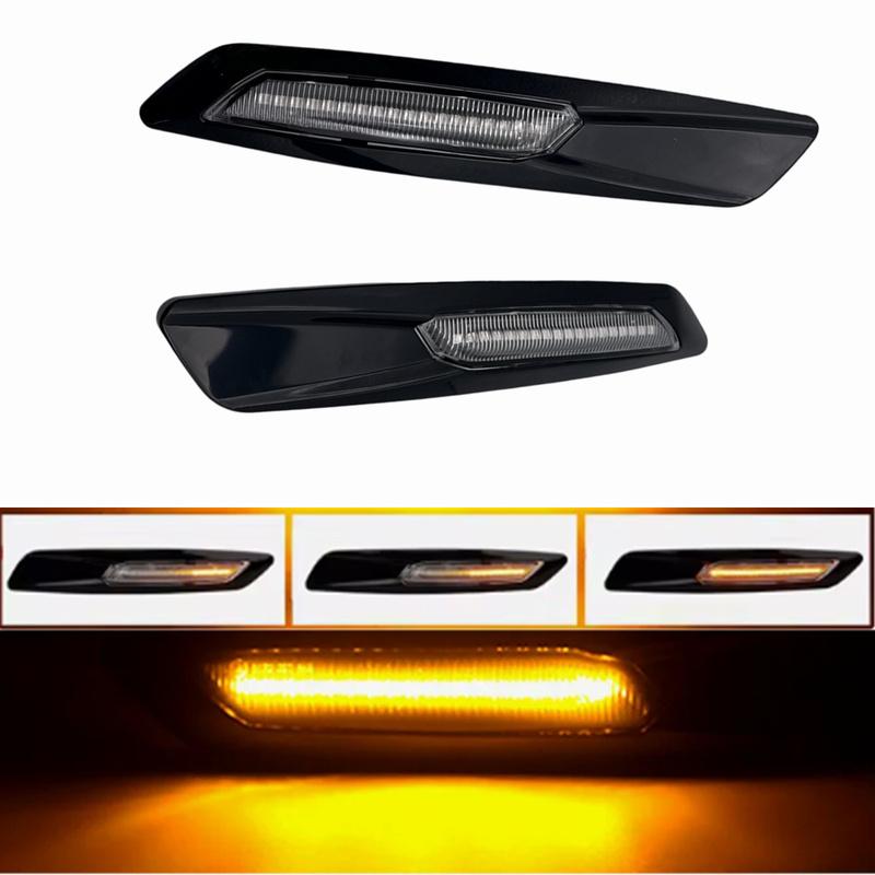 For BMW 1 3 5 Series for F30 E90 E91 E92 E93 E46 E60 E61 F10 New Blinker LED Dynamic Side Marker Turn Signal Lights Auto Parts