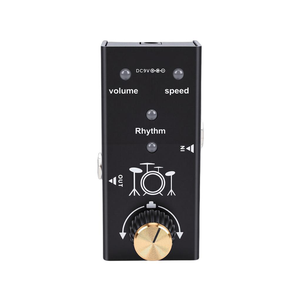 Guitar Effect Pedal with 55 Rhythm Patterns Speed and Volume Control for Electric Guitar Bass
