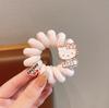 Cute Four-Leaf Clover Lucky Kitten Hair Band Funny Cartoon Expression Cat Hair Rope Girl Ball Head Versatile Headrope