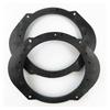 2Pcs Black  Speaker Installation Spacers Brackets Converter Adapter Fit For Mazda 3 5 6 8