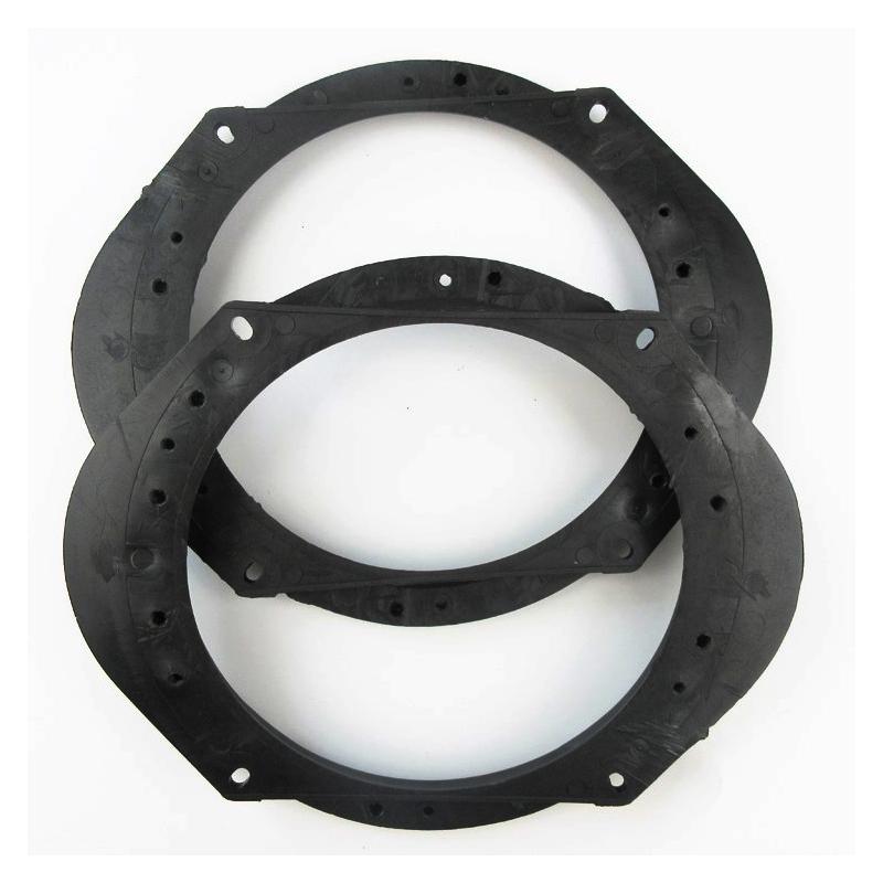 2Pcs Black  Speaker Installation Spacers Brackets Converter Adapter Fit For Mazda 3 5 6 8