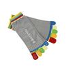 1Pair Anti-Slip Women Ankle Grip Durable Colorful Five Fingers Cotton Yoga Socks