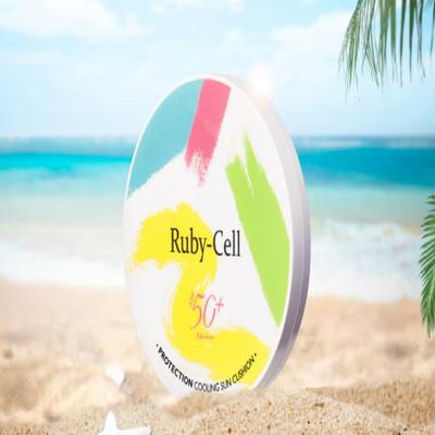 Ruby-Cell Ruby Cell Ochronny Chłodzący Poduszeczkowy Krem Przeciwsłoneczny 25g SPF50+PA++++