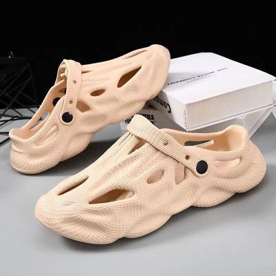 Neuartige Garten-Clogs für Damen, Herren-Sandalen, EVA, leichte Strand-Clogs, Sommer-Strand-Hausschuhe für Herren, Sommer-Strand-Hausschuhe