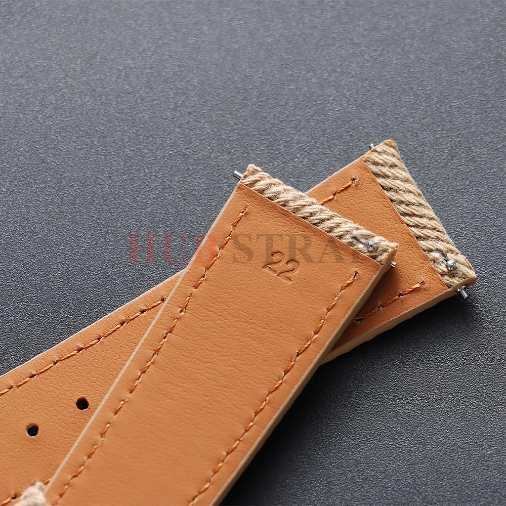 Nylon Leather Watch Band 18mm20mm 22mm Black Gray Brown Canvas Universal Soft Watchband Business for Men Women Watch Accessories