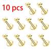 1/10 Stück ASTM F136 Titan 16G Mini 3-Kugel-Cluster Labret Lippenpiercing Tragus Knorpel Helix Conch Ohrstecker Nasenpiercing