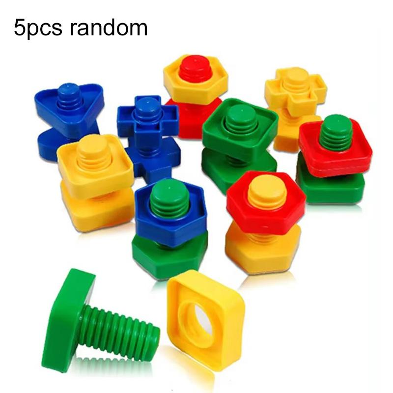 

5/10/20pcs Nut Assembly Combination Building Block Toy Children Early Education Puzzle Toys Parent-child Interaction TMZ