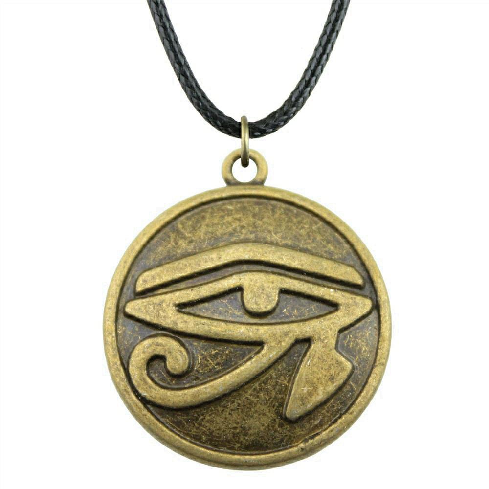 Hamsa Hand Evil Eye Pendant Necklace Spiritual Protection Boho Jewelry With 45cm Leather Chain