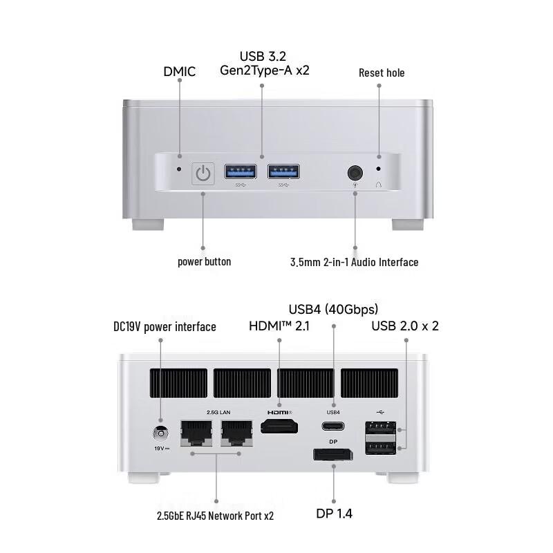 Minisforum M1 Plus i7-12800H Mini PC (CN version)