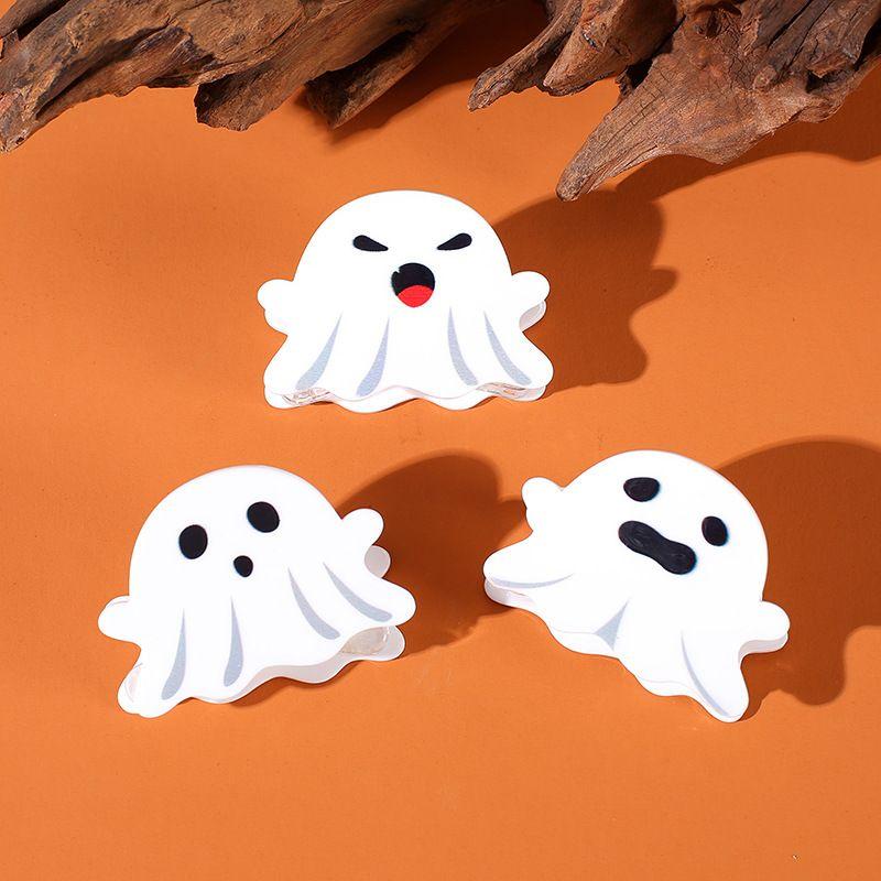 3PCs Halloween Ghost Hair Claws Acrylic Cartoon Hair Clips Crab For Women Girl Gift Hair Accessories Festival Headwear