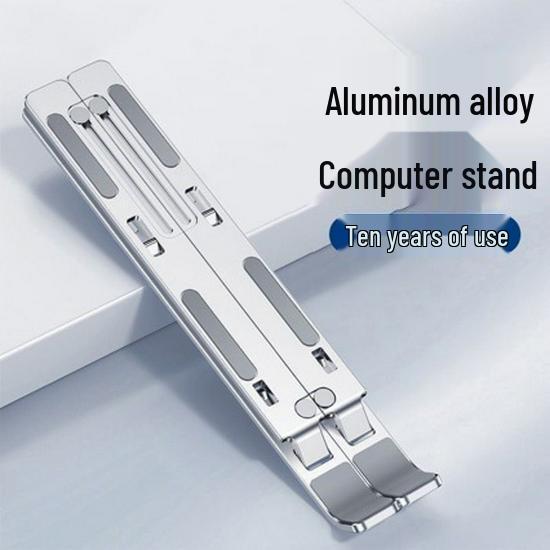 Przenośna składana metalowa podstawka chłodząca pod laptop - Stabilna i uniwersalna