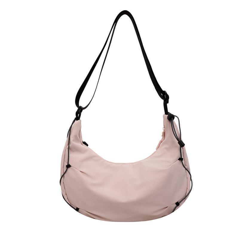 2026 Women's Versatile Casual College Crescent Dumpling Crossbody Bag