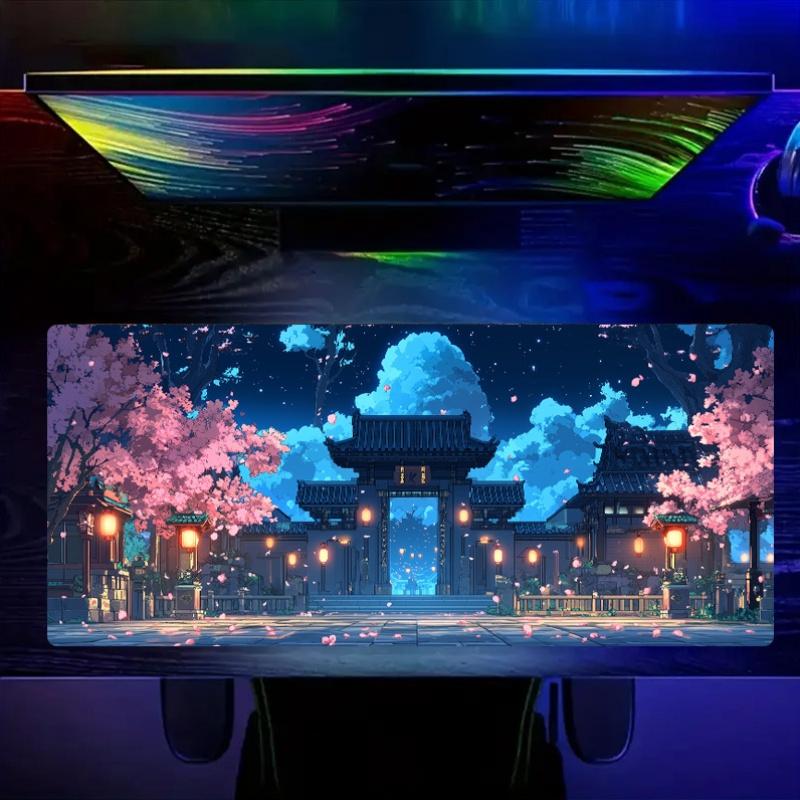 NonSlip Cloth Surface Rectangle Mouse Pad Comfortable Gaming Office Home Computer Laptop Mouse Mat Durable Stitched