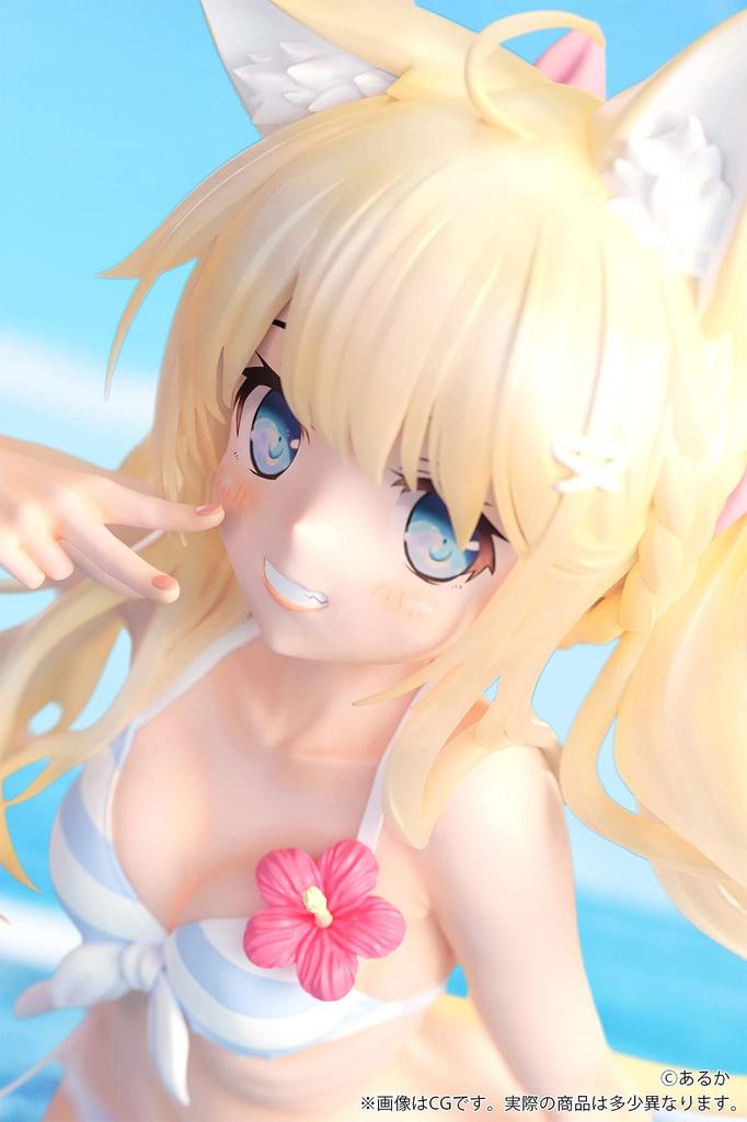 Kemomimi Gakuen Illustrated by Aruka Scale Painted Finished Figure "Blonde-chan" 1/7