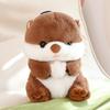 Otter Plush Toy Backpack - Cartoon Otter with Shell Bag for Kids