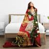 Mariah Carey Super Warme Decken Sänger Weihnachtsgeschenk Camping Bettwäsche Überwürfe Winter Druck Flanell Tagesdecke Sofa Bettbezug