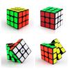 Professional 3x3 Magnetic Cube For Competitions In Magnetic Rainbow And Black