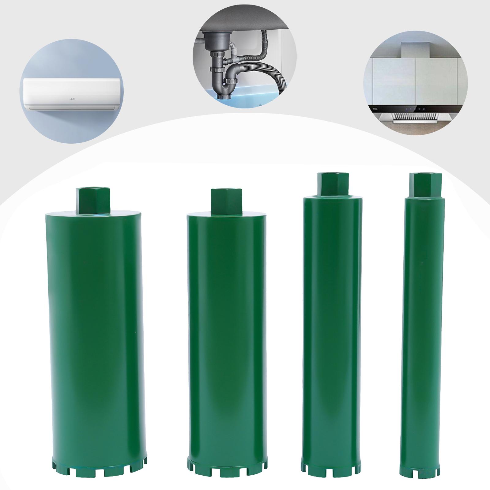 

4 Pcs Drill Bit Set, Hole Saw Cutter Kit for Wood, Drywall, Metal, Alloy, Tile, Brick, Precision Cutting Tools, Multi-Material зелений