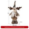 Santa Claus & Snowman Christmas Decoration Figurine Doll