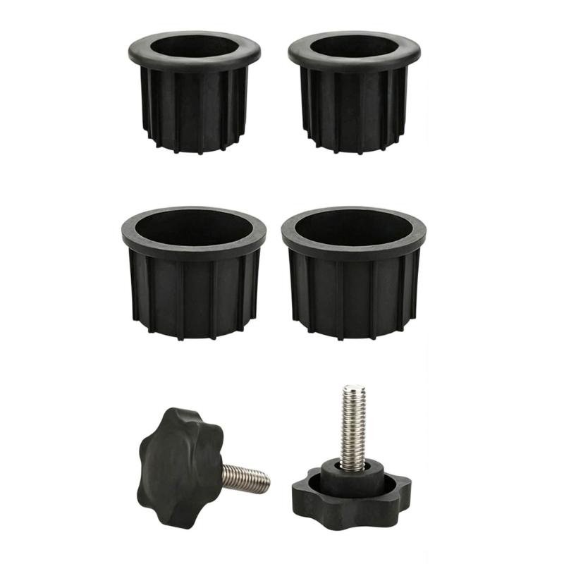Outdoor Umbrella Base Bushing with Center Opening Support Sleeves and Direct Tightening Pieces for Stand Service