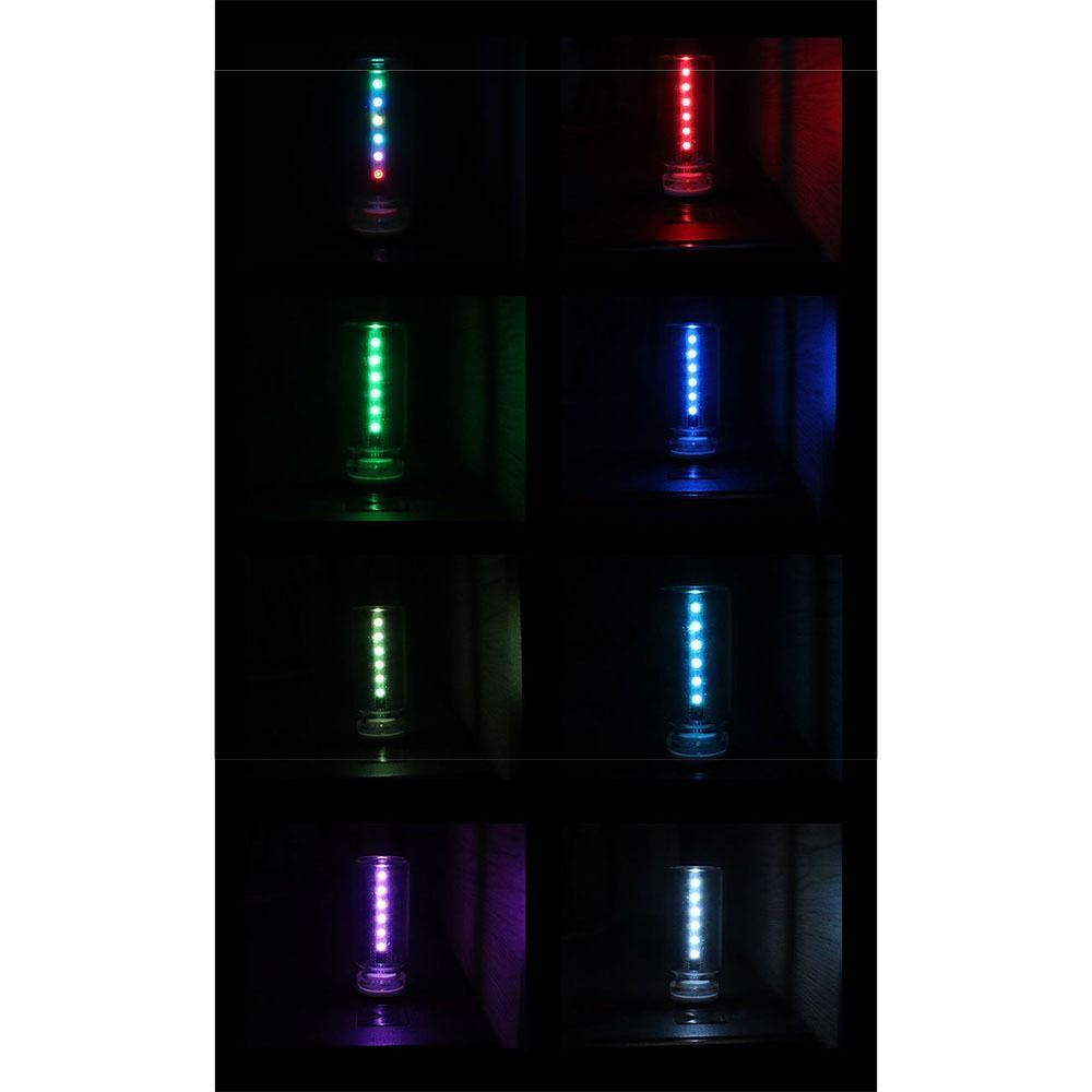 Klar/Mattiertes Glas Auto Atmosphärenlampe Touch-Steuerung LED Glühbirne Schlafzimmerdeko