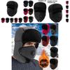Bequeme Herren Aviator Trapper Trooper Ski Mützen mit abnehmbarer Gesichtsmaske für winterliche Wärme