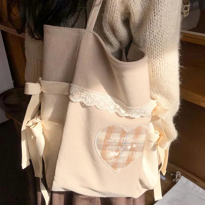 A letter bag_beige
