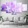 The Pink Lilac Flowers 5 Piece Wallpapers Art Canvas Print Modern Poster Modular Art Painting for Living Room Home Decor