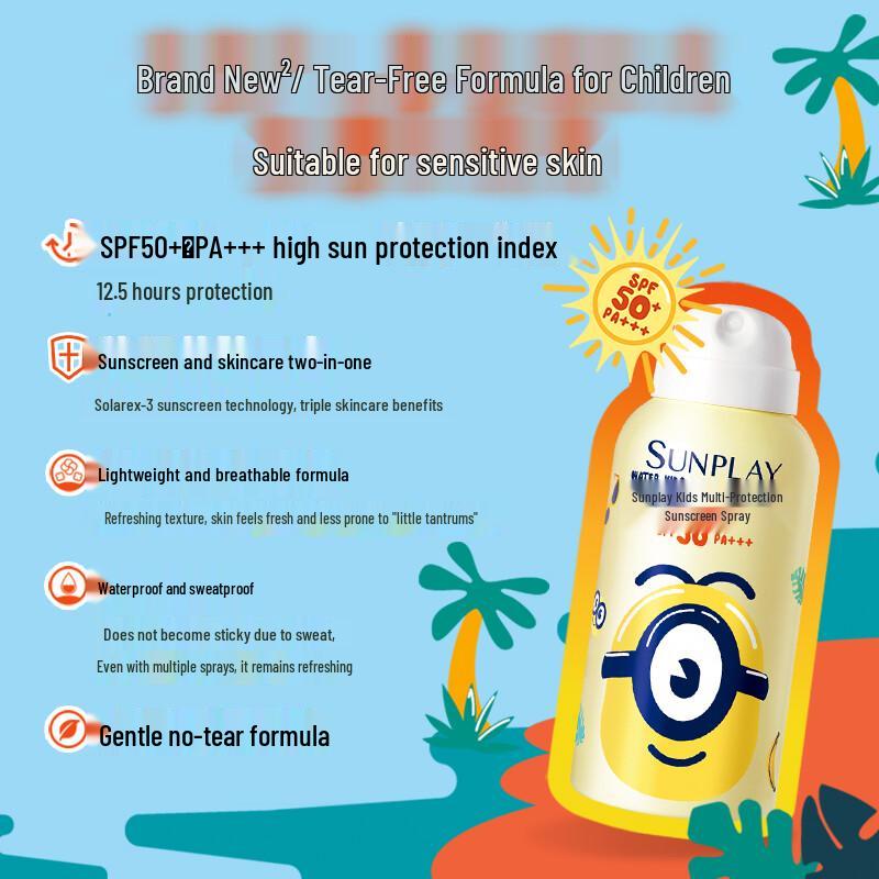 MENTHOLATUM Sunplay Kids SPF50+ Sunscreen Spray 100ml