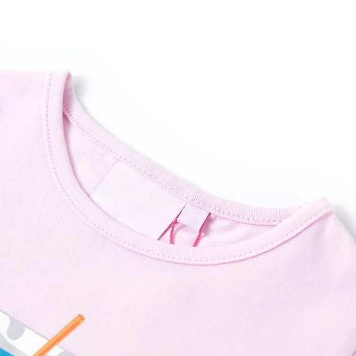 T-shirt pour enfants rose pâle 92/104/116/128/140
